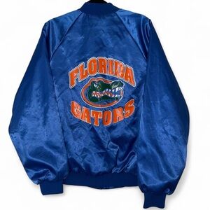 Vintage 90s University of Florida Gators satin bomber jacket size large